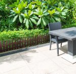 Cerco plástico valla marrón para jardín encastrable 50x21(29)cm - Imagen 2