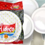 Platos plástico descartables x 20 unidades 18 cm diám.