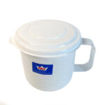 Taza plástico c/ tapa 500 ml; 9 x 9.5 cm - Imagen 2
