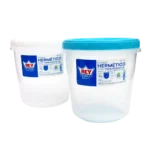 Taper plástico 1,5 Lt Hermético  c/tapa rosca 15 x 14,5 cm diám. - Imagen 6