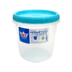 Taper plástico 1,5 Lt Hermético  c/tapa rosca 15 x 14,5 cm diám. - Imagen 5