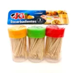 Blister escarbadientes J&G x 3 envases plástico - Imagen 2
