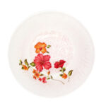 Bowl melamina redondo flores estampadas, 20 cm diám x 7,5 cm alto - Imagen 3