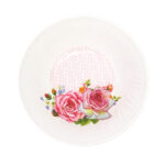 Bowl melamina redondo flores estampadas, 20 cm diám x 7,5 cm alto - Imagen 4