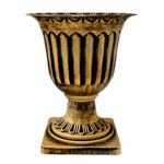 Maceta copa plástico dorada 20 x 24 cm - Imagen 2