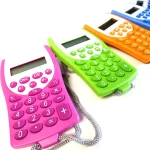 Mini Calculadora con Cordón 8 digitos 10 x 6cm KK-1660 - Imagen 4