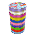 Tubo Cinta Regalo JyG 1.7cm ancho x 10 metros 10pcs - Imagen 3