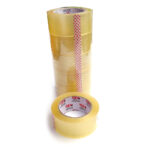 Cinta ancha trasparente J&G 4.8cm ancho x 100 mts. - Imagen 3