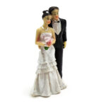 Pareja de novios, adorno pareja de novios poliresina/ 13 x 4 cm - Imagen 2