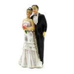 Pareja de novios, adorno pareja de novios poliresina/ 13 x 4 cm - Imagen 3