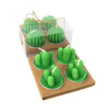Vela cactus decorativa aromática, 4 x 4 cm c/u - Imagen 5