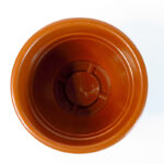 Maceta marrón JyG lisa c/plato, 19 x 15 cm - Imagen 4