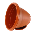 Maceta lisa JyG con plato, 26 x 20 cms. - Imagen 5