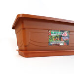 Maceta marrón JyG jardinera; 36 x 20 x 15 cms - Imagen 4