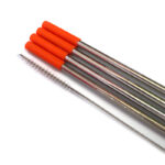 Sorbito de acero inoxidable x 4 + cepillo limpiador, 22 cm largo - Imagen 6