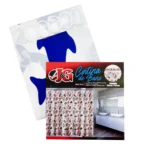 Cortina baño J&G 100% peva 180x180 cm - Imagen 6