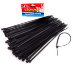 Zunchos J&G negros plástico, 3,5 mm x 200 mm, bolsa 100 pcs - Imagen 4