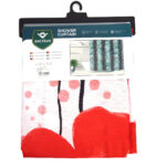 Cortina de baño tela 100% polyester,180 x 180 cm varios diseños - Imagen 2