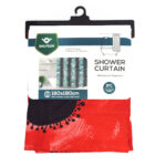 Cortina de baño tela 100% polyester,180 x 180 cm varios diseños - Imagen 3