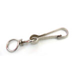 Mosquetón con destorcedor, 60 mm