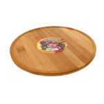 Plato J&G para asados madera bambú, 25 cm diám x 1 cm alto - Imagen 3