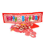 Pack Cumpleaños  “Lunares", 49 pcs. - Imagen 6