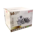 Juego Ollas Aluminio 7ollas 14 cm,16 cm,18 cm,20 cm, 22 cm,24 cm, 26cm - Imagen 3