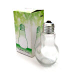 Frasco de vidrio en forma de lamparilla  150 ml - Imagen 6