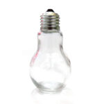 Frasco de vidrio en forma de lamparilla  150 ml - Imagen 3