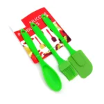 Set cocina cuchara + espátula + pincel 3 pcs silicona
