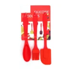 Set cocina cuchara + espátula + pincel 3 pcs silicona - Imagen 5
