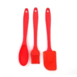 Set cocina cuchara + espátula + pincel 3 pcs silicona - Imagen 6