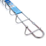 Perchero acero inoxidable 8 ganchos 47,5x5,5 cm - Imagen 3