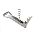 Sacacorcho + destapador acero inoxidable 12x1,5 cm