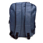 Mochila 41 x 35 cm 2 cierres, bolsillo lateral + morral 2 cierres y cartuchera, puerto USB - Imagen 5