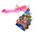 Collar mascota J&G  c/moña de tul 12 x 1 cm