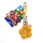 Collar mascota J&G c/flor y brillantes 14 x 1 cm