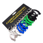 Llavero destapador aluminio  color x 12 unid. 6,5x5 cm