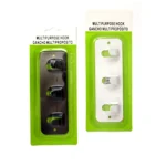 Perchero chapa 3 ganchos c/tornillos 15x5 cm