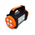 Farol Linterna Multifunción batería litio, 3 Modos, cargador USB "C", carga solar 3 W, 17 x 11 x 8 cm - Imagen 6