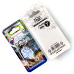 Anzuelo de pesca 7# 22 mm, 12 unid.