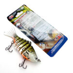 Señuelo articulado c/anzuelo 10 cm.