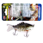 Señuelo articulado c/anzuelo 10 cm.