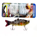 Señuelo articulado c/anzuelo 10 cm.