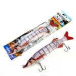 Señuelo articulado c/anzuelo 20 cm. )