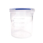 Frasco hermético plástico 500 ml  SealPot" polypropileno 10 x 11,5 cm