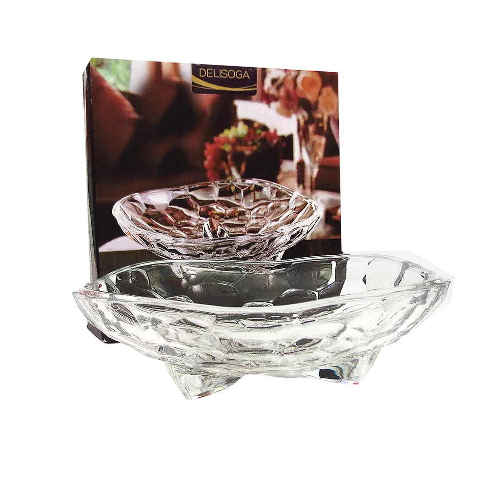 GR20715-2.webp Caramelera sin tapa vidrio en caja regalo 19 cm diám x 6 cm - Imagen 1
