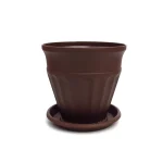 Maceta piso c/plato 14cm alto x 15cm diám - Imagen 4