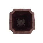 Maceta piso cuadrada c/plato 13,5cm alto x 13cm - Imagen 5