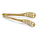 Pinza dorada para ensalada, sandwich, carnes 25 x 5,5 cm - Imagen 3